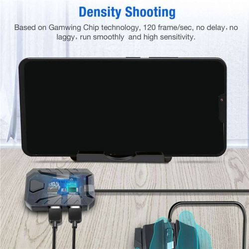 Convertitore per Tastiera e Mouse Adattatore per Convertitore Mouse per Tastiera Portatile da Gioco Portatile per Telefono Android(non supporta il 1