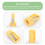 Carpenter Pencil Sharpener- 4 Pack Manual Pencil Sharpener for Flat Carpenter Pencils , Portable Pencil Sharpening Tool 2