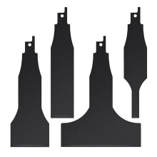 SäBelsäGen-Schaberklinge 4STK, Klingen Reciprotools Als ZubehöR für die SäBelsäGe, Schwarz