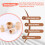Unpainted Russian Nesting Dolls DIY Blank Nesting Dolls Unfinished Nesting Doll Kit Matryoshka Nesting Dolls for Kids 3