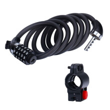 Fietsslot Vijfcijferige Codesloten Mountainbike Racefiets Draad Stalen Kabelslot Antidiefstalring Fietsaccessoires