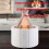 Campfire Aromatherapy Machine Home Aromatherapy Machine Eterisk Olja Aromaterapi Flame Luftfuktare Home Deco Svart 5