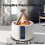 Campfire Aromatherapy Machine Home Aromatherapy Machine Essential Oil Aromatherapy Flame Humidifier Home Deco Black 6