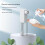 Automatic Foaming Soap Dispenser,Electric and Rechargeable,Refillable Foam Hand Dispenser for Kitchen Bathroom 3