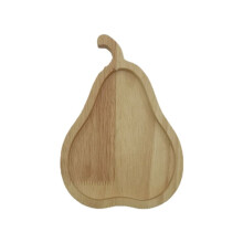 D-Placa de Lanche Que Economiza Espaço, Armazenamento de Esquilo, Bandeja de Madeira para Lanche, Pêra, Frutas, Recipiente de Nozes, Acessórios de