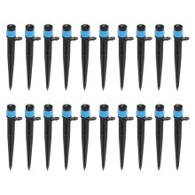 Garden Watering Sprinklers 360 Degrees Garden Water Irrigation System for 4/7mm 1/4Inch Hose, A