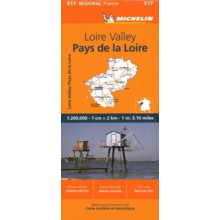 Pays de la Loire Michelin Regional Map 517 by Michelin Other Book