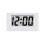 Clock Triangle LED Screen Lectronic Digital Alarm Screen Desktop Clock for Home Office Table Bedroom Decor White 1