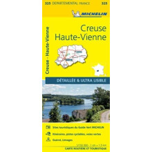 Creuse HauteVienne Michelin Local Map 325 by Michelin Other Book