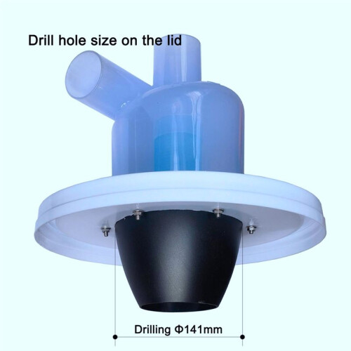 Cyclone Dust Collector (50ST10, Clear, Turbocharged) 2