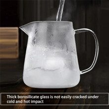 Transparent Glass Teapot, Including Stainless Steel Filter Liner, Resistant to High Temperatures,Suitable for Making Tea