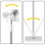 Long-Handled Floor Brush, Multi-Functional Scraping and Cleaning Brush, Cleaning Without Blind Spots 10