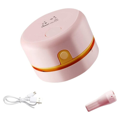 Desk Vacuum Cleaner,  Table Dust Vacuum Cleaner, Rechargeable Table Dust Sweeper,Handheld Dust Cleaner Table- 2