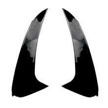 Bright Black Rear Bumper Splitter Spoiler Rear Canard Air Vent Trim for CLS Class W218 CLS250 2014-2017