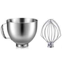 Stainless Steel Bowl Eggbeater for 4.5-5Quart Tilt Stand Mixer for Mixer Bowl Dishwasher Safe