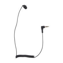 3.5mm Spring Earphones Single Side Headphones Earbuds Wired Headset for Mobile Phone MP3 Computer