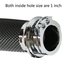 Universal 1Zoll 25Mm Handgriffe Motorrad Lenker Lenker für  Touring Sportster 883 1200 XR für  Silber