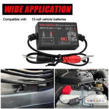 BM2 Battery Monitor Tester 12V Battery Monitor 4.0 Bilbatterianalysator Laddning Starttest SpäNningstestare
