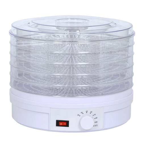 Food Dehydrator, 5Layer Electric Dehydrator, MultiTier With Hot Air Circulation For Camping