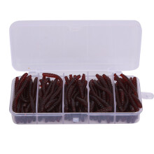 Stick Bait Fishing Lure Artificial Worm Soft Plastic Material Lifelike Design Realistic Earthworm Shape Reusable Durable Great Value For Fishing