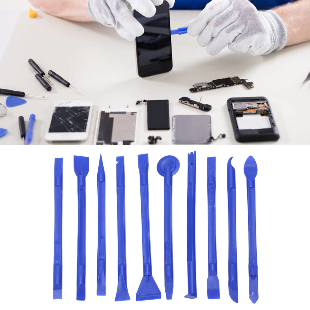 100Pcs Antistatic Soft Abs Pry Opening Tool For Phone Repair Blue 8151374043598