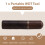 Espresso Coffee Stirrer Espresso Distribution Tool Portable Espresso Distribution Tools,6 Needles Walnut Color 3
