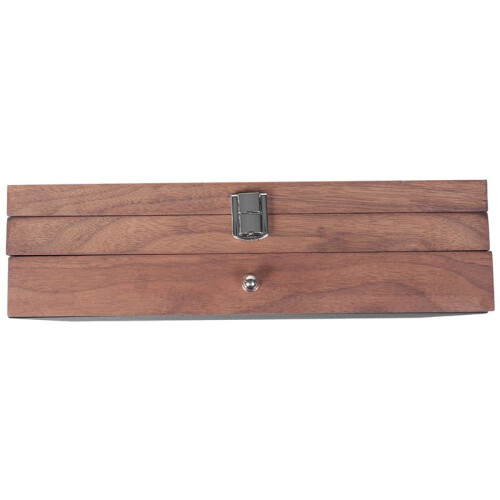 23 Grid Walnut Pen Storage Case Luxury 2 Layer Pen Display Organizer Trasparente Window Fountain Box Pen-Collection 2