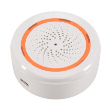 ZigBee NEO 90DB Ljud- och Ljussensor Tuya Life Inbyggd Sirenlarmsensor