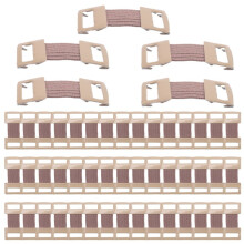 50Pcs Elastic Bandage Wrap Stretch Metal Clips Fixation Clamps Hooks First Aid Kit for Various Types Sport Bandages