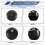 Portable Air Humidifier Ultrasonic USB Aroma Diffuser LED Night Light Electric Essential Oil Diffuser Aromatherapy Black 5