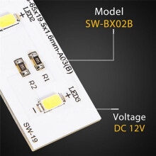 2PCS SW-BX02B Refrigerator Replacement LED Light Board ZBE2350HCA Light Bar SW-BX02B