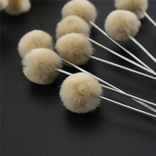 100Pcs Leather Carving Dyed Wool Brush Handmade Leather Care Alcohol Dye Oily Dye Daubing Tool