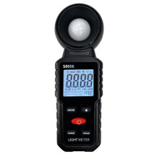 Testador de Medidor de Luz de Iluminância Digital 200.000Lux Meter Ferramenta de MediçãO de Brilho de Intensidade de IluminaçãO