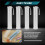 4 Pack Extendable Plastic Paint Brush Case, Clear Long Paint Brush Holder Tube, Storage Pencil Container 3