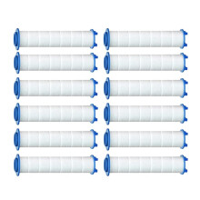 12PCS Replacement Shower Filter for Hard Water - High Output Shower Water Filter to Remove Chlorine and Fluoride Home
