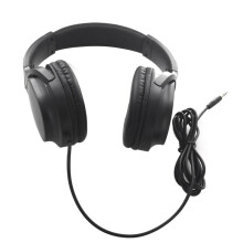 Cuffia per Chitarra Amplificatore per Chitarra Mixer Audio sopra L'Orecchio Cuffia Stereo Cablata Pieghevole Retrattile