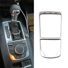 8V0864260 per A3 8V 14-19 Console Centrale Surround Trim Chrome Silver Chrome Pomello del Cambio MMI Frame Panel Trim Frame