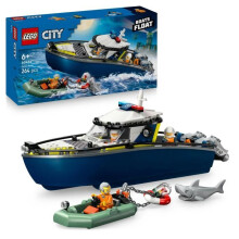 LEGO City 60456 Die Polizeiboot-Verfolgungsjagd - Spielzeug für Jungen ab 6 Jahren