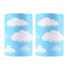 2X Sky Clouds Bulletin Board Border Scalloped Bulletin Board Border Stickers Board Trim for Classroom Decor 32.8 Ft