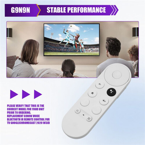 Replacement G9N9N Voice  IR Remote Control for  TV GoogleChromecast 2020 W3JD