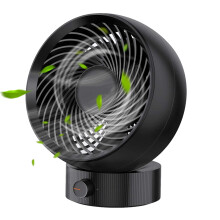 Compact USB Desk Fan, Mini Portable USB Fan with 3 Speeds Ultra-quiet Operation for Home Office, 360-Degree Rotatable Design, Compatible with All USB