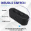 Embedded Wire  Black Duplex  Straight-Through Rocker  Suitable for Dual-Control Desk Lamp 8