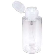 10oz PANA Duidelijke Drukdispenser Fles - 1 Fles - Lege Vullende Pomp Fles voor Nagellak Remover