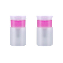 2 Stuks 60ml Push Down Lege Pomp Dispenser Fles Nagellakremover