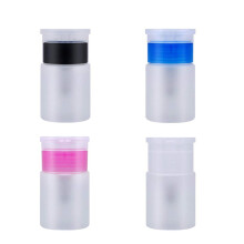 4 Stukken 60ml Push Down Lege Pomp Dispenser Fles Voor Nagellak Remover