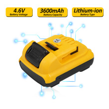 3600mAh 4.6V Li-ion Battery 19x12x8cm 12Line Laser