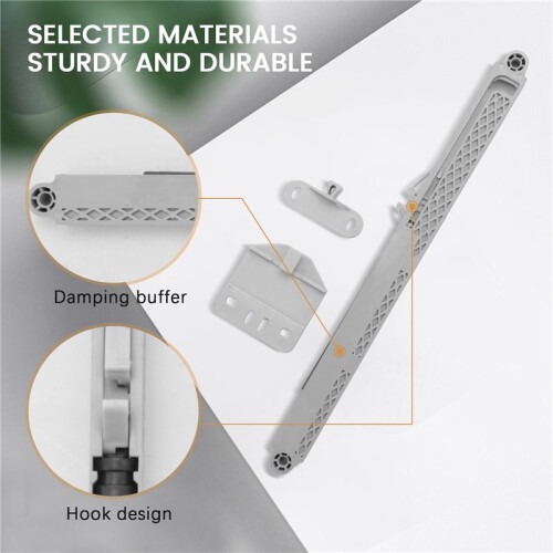 10Pcs/Lot Cabinet Glides Adapter Soft Closing System for Any Side Mount Drawer Sliding Buffer Damper Cupboard 1