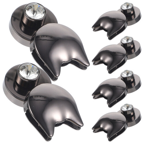 30Stk Schwarze Katzen Bag Buckle Locks Langlebigem Metall 2
