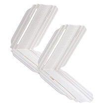 6Pcs White Kitchen Organizer Dividers Reusable Home Storage