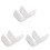 6Pcs White Kitchen Organizer Dividers Reusable Home Storage 4